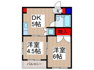 アビタシオン元町の物件間取画像